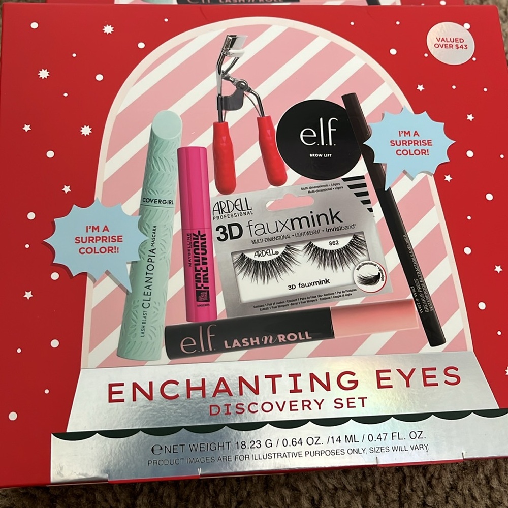 2 Elf Cosmetic Kits, 6 mascaras, 2 lashes, 2 liners, 2 brow lift, 2 lashcurlers - Picture 2 of 4